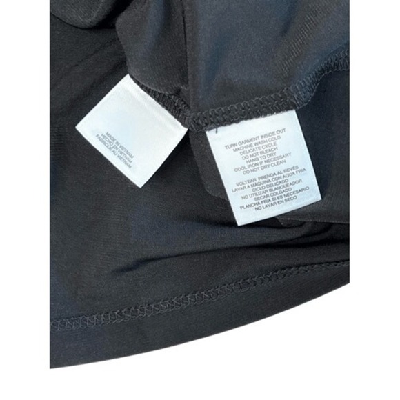 Anne Klein Sleeveless Black Embellished Ruched Blouse Top XL Business Casual NWT - Picture 8 of 10